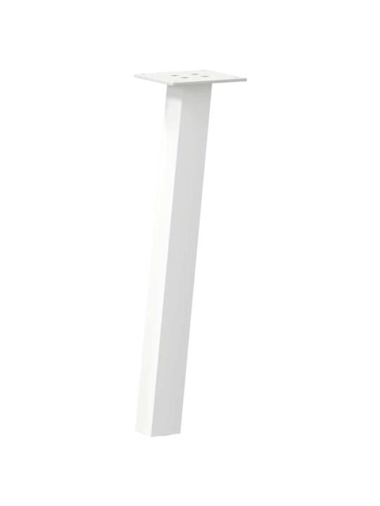Nohy ke konferenčnímu stolku 4 ks bílé 42 cm ocelové