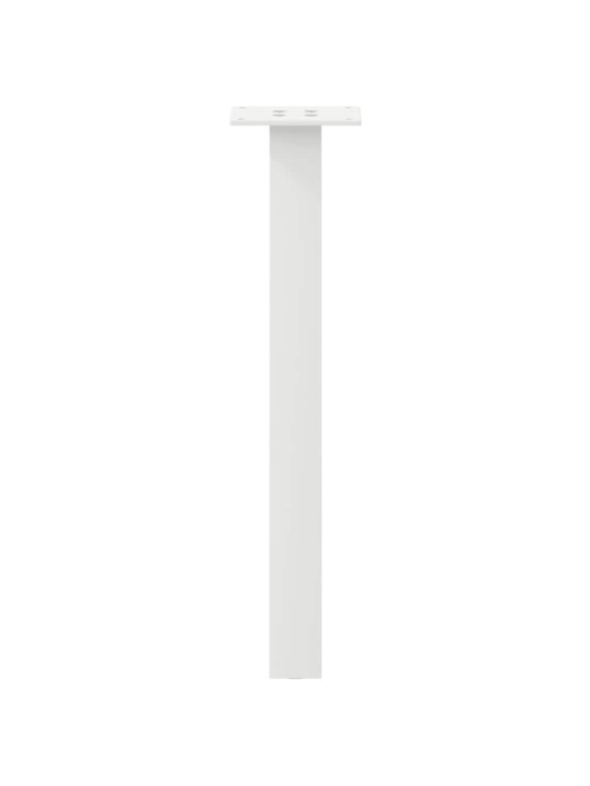 Nohy ke konferenčnímu stolku 4 ks bílé 42 cm ocelové