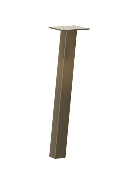 Nohy konferenčního stolku 4 ks přírodní ocel 42 cm ocel