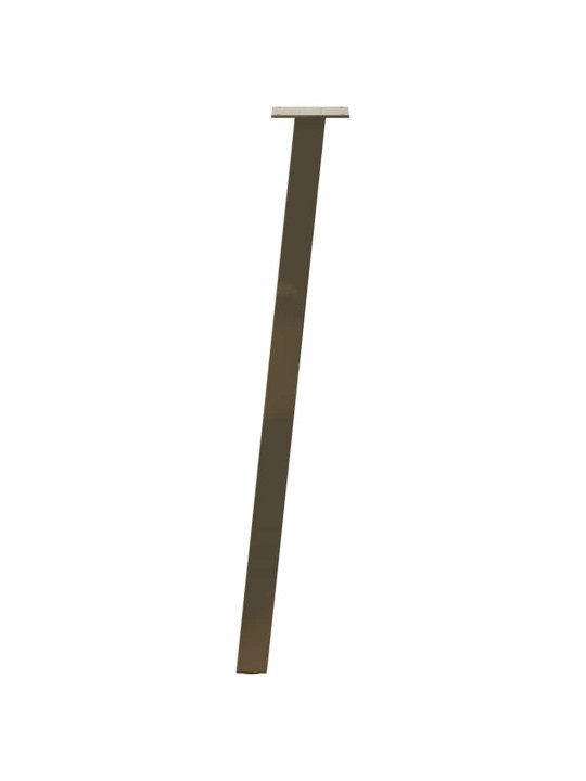Nohy konzolového stolku 4 ks přírodní ocel 72 cm ocel