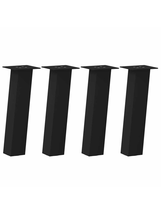 Nohy ke konferenčnímu stolku 4 ks černé 30 cm ocelové