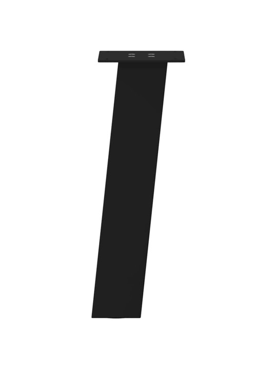 Nohy ke konferenčnímu stolku 4 ks černé 30 cm ocelové