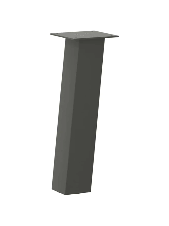 Nohy ke konferenčnímu stolku 4 ks antracitové 30 cm ocelové