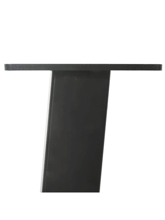 Nohy ke konferenčnímu stolku 4 ks antracitové 30 cm ocelové