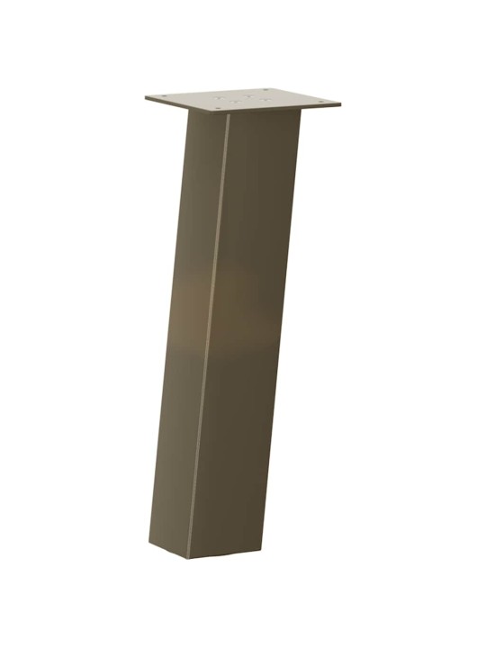 Nohy konferenčního stolku 4 ks přírodní ocel 42 cm ocel