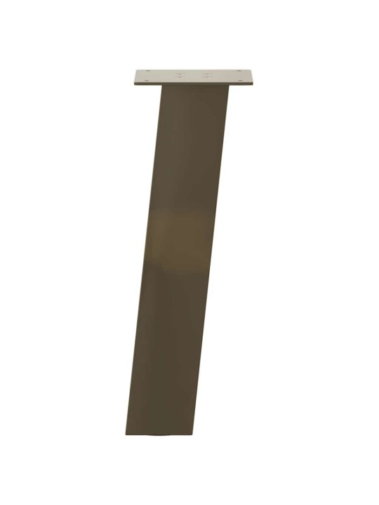 Nohy konferenčního stolku 4 ks přírodní ocel 42 cm ocel
