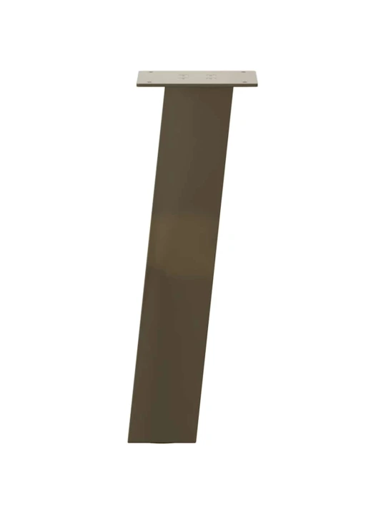 Nohy konferenčního stolku 4 ks přírodní ocel 42 cm ocel