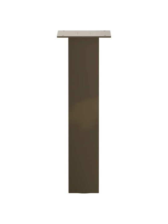 Nohy konferenčního stolku 4 ks přírodní ocel 42 cm ocel