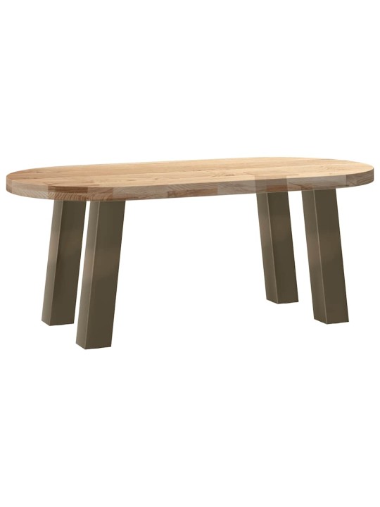 Nohy konferenčního stolku 4 ks přírodní ocel 42 cm ocel