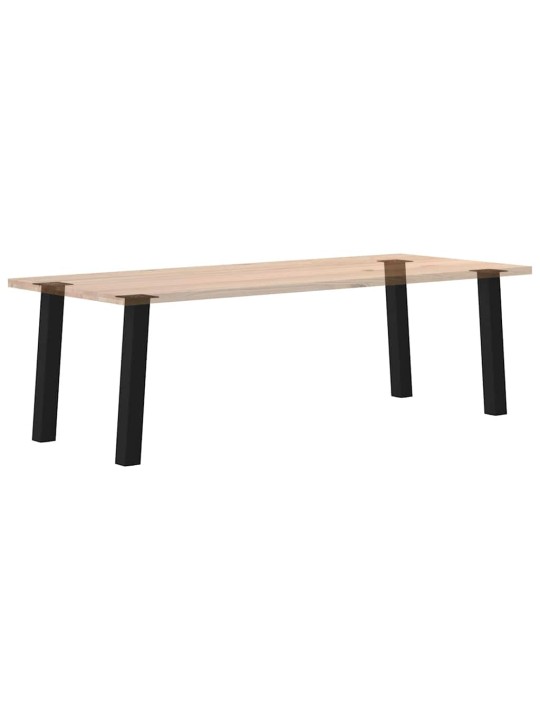 Nohy konzolového stolku 4 ks černé 72 cm ocelové