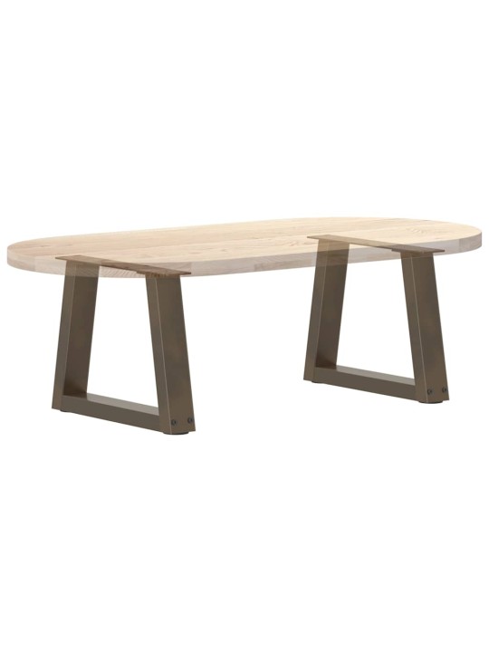 Nohy konferenčního stolku ve tvaru v 2 ks přírodní ocel 40 x (30-31,3) cm ocel