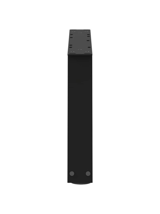 Nohy konferenčního stolku ve tvaru v, 2 ks, černé, 50 x (30-31,3) cm, ocel