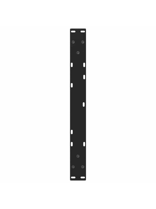 Nohy konferenčního stolku ve tvaru v, 2 ks, černé, 50 x (30-31,3) cm, ocel