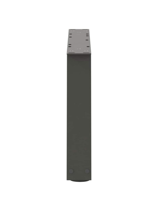 Nohy konferenčního stolku ve tvaru v 2 ks antracitové 50 x (30-31,3) cm ocelové