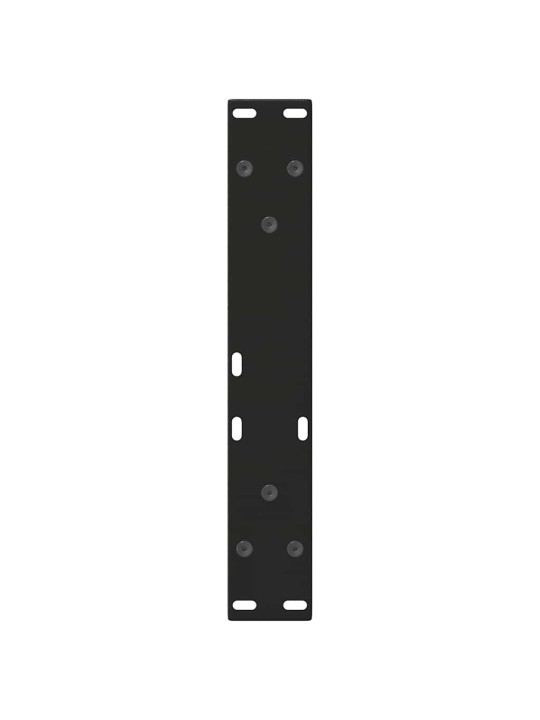 Nohy konferenčního stolku ve tvaru v, 2 ks, černé, 28 x (42-43,3) cm, ocel