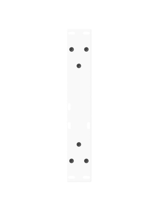 Nohy konferenčního stolku ve tvaru v, 2 ks, bílé, 38 x (42-43,3) cm, ocel