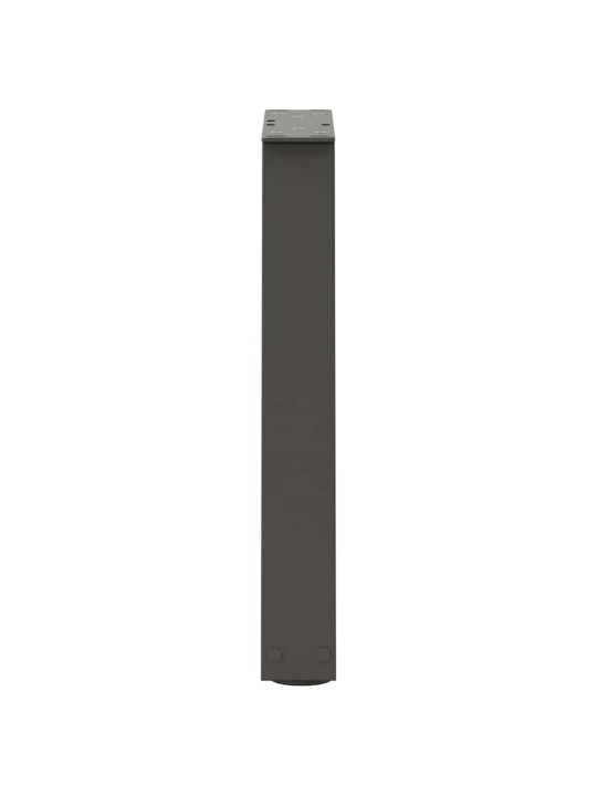 Nohy konferenčního stolku ve tvaru v 2 ks antracitové 38 x (42-43,3) cm ocelové