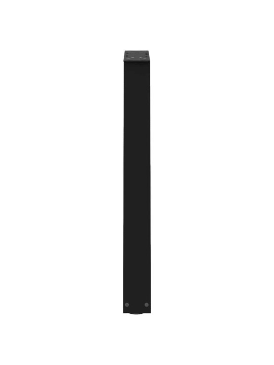 Nohy k jídelnímu stolu ve tvaru V, 2 ks, černé, 50 x (72-73) cm, ocel