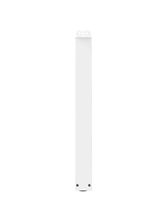 Nohy k jídelnímu stolu ve tvaru v, 2 ks, bílé, 60 x (72-73) cm, ocel