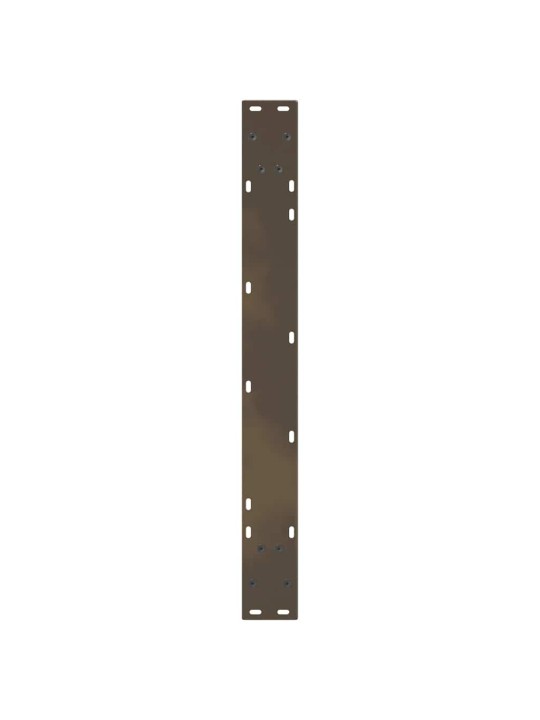 Nohy k jídelnímu stolu ve tvaru v, 2 ks, přírodní ocel, 70 x (72-73,3) cm, ocel