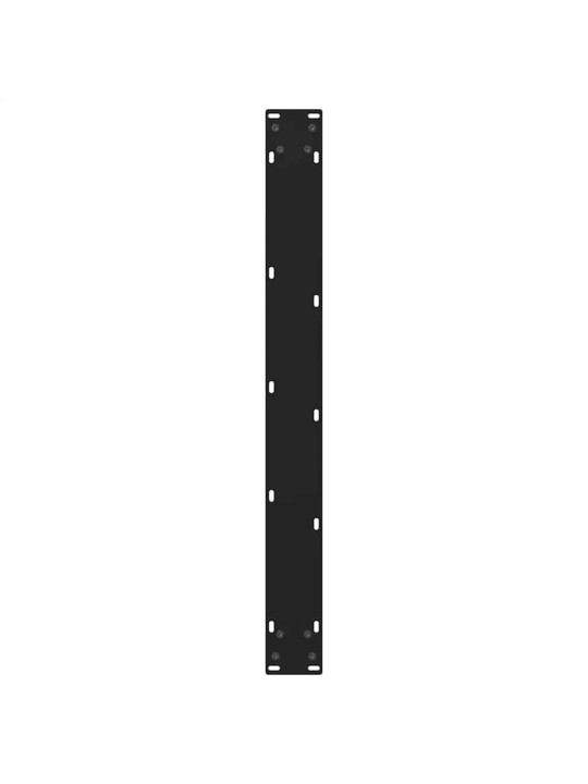 Nohy k jídelnímu stolu ve tvaru v, 2 ks, černé, 80 x (72-73,3) cm, ocel