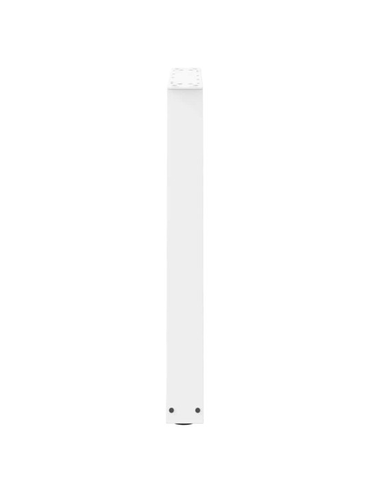 Nohy k jídelnímu stolu ve tvaru v, 2 ks, bílé, 80 x (72-73,3) cm, ocel