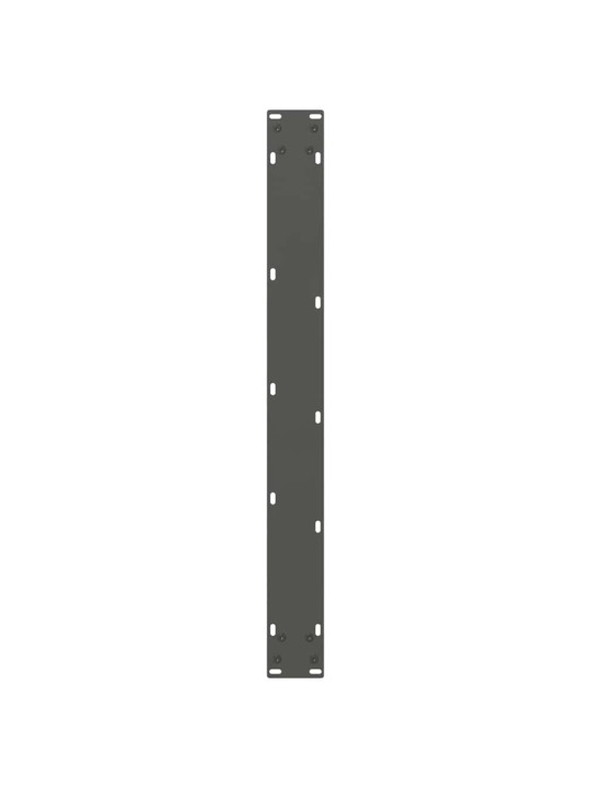 Nohy k jídelnímu stolu ve tvaru v, 2 ks, antracitové, 90 x (72-73,3) cm, ocel