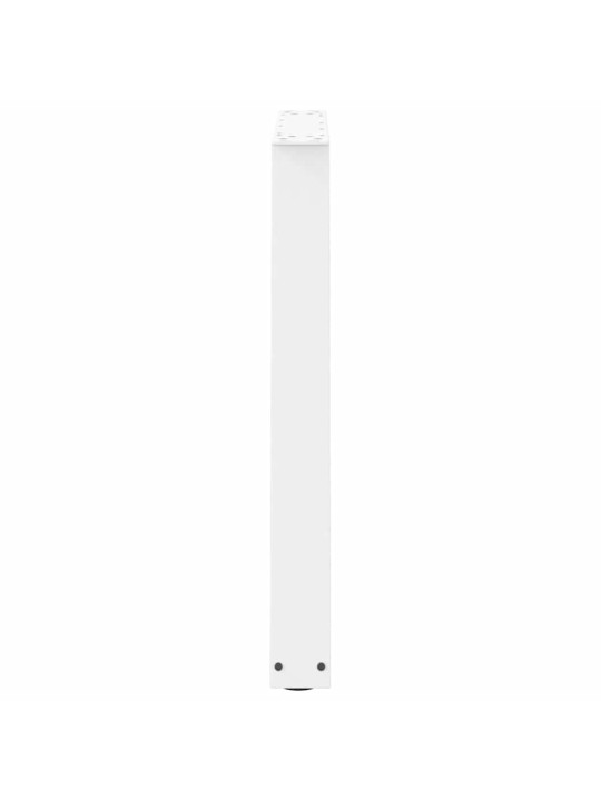 Nohy k jídelnímu stolu ve tvaru v, 3 ks, bílé, 70 x (72-73,3) cm, ocel