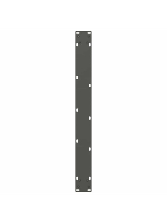 Nohy k jídelnímu stolu ve tvaru v, 3 ks, antracitové, 70 x (72-73,3) cm, ocel