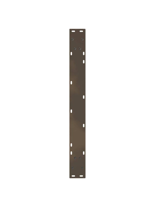 Nohy k jídelnímu stolu ve tvaru v, 3 ks, přírodní ocel, 80 x (72-73,3) cm, ocel