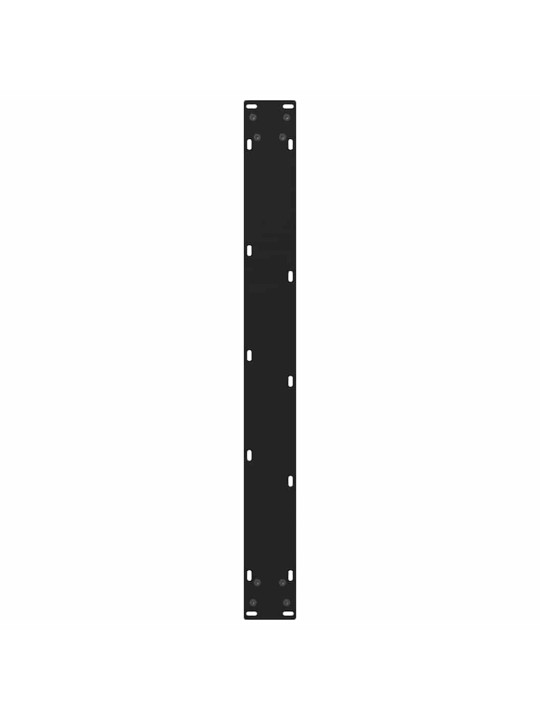 Nohy k jídelnímu stolu ve tvaru v, 3 ks, černé, 90 x (72-73,3) cm, ocel