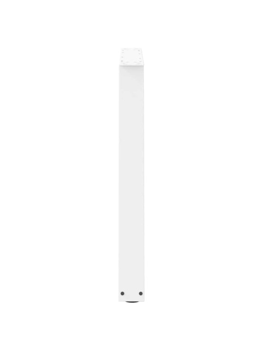 Nohy k jídelnímu stolu ve tvaru v, 3 ks, bílé, 100 x (72-73,3) cm, ocel