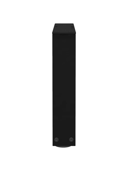 Nohy konferenčního stolku ve tvaru v, 2 ks, černé, 30 x (30-31,3) cm, ocel