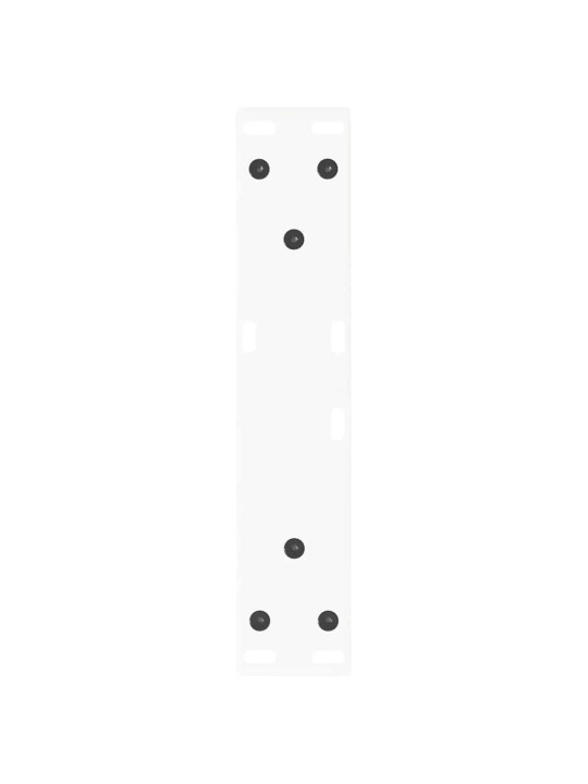 Nohy konferenčního stolku ve tvaru v, 2 ks, bílé, 30 x (30-31,3) cm, ocel