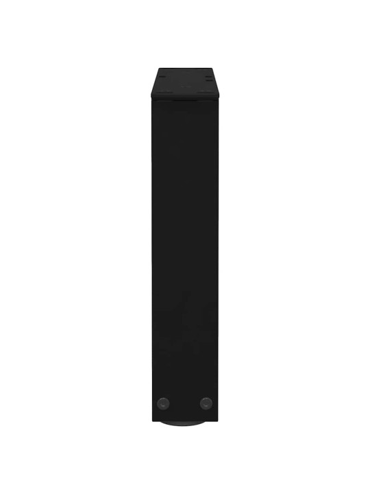 Nohy konferenčního stolku ve tvaru v, 2 ks, černé, 40 x (30-31,3) cm, ocel