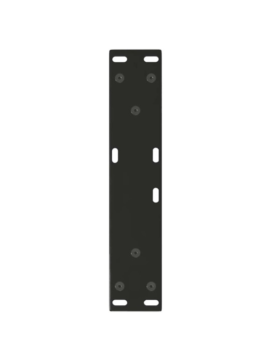 Nohy konferenčního stolku ve tvaru v, 2 ks, černé, 40 x (30-31,3) cm, ocel