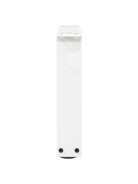 Nohy konferenčního stolku ve tvaru v, 2 ks, bílé, 40 x (30-31,3) cm, ocel