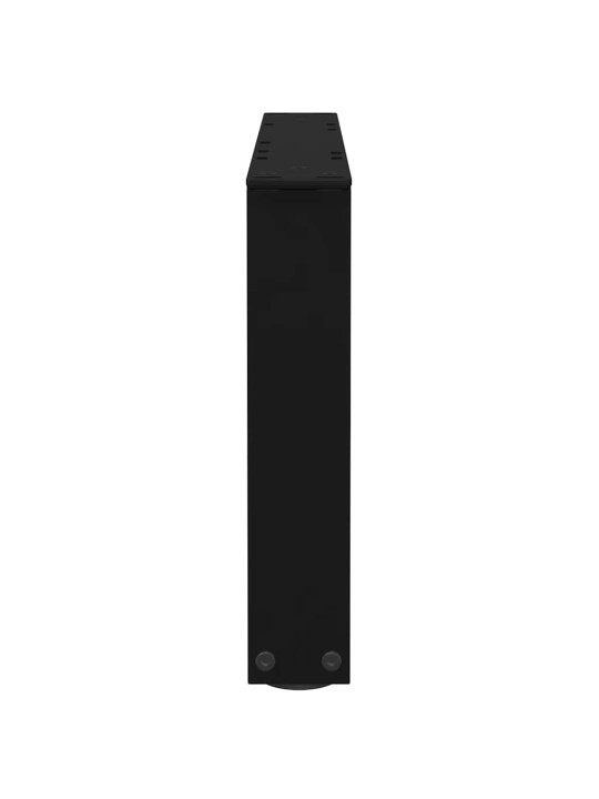 Nohy konferenčního stolku ve tvaru v, 2 ks, černé, 50 x (30-31,3) cm, ocel