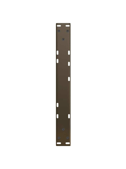 Nohy konferenčního stolku ve tvaru v, 2 ks, přírodní ocel, 50 x (30-31,3) cm, ocel