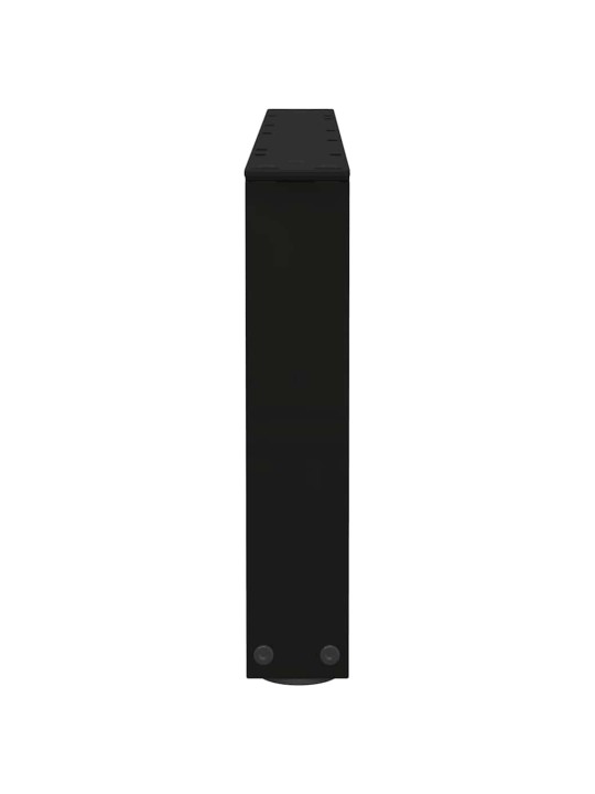 Nohy konferenčního stolku ve tvaru v, 2 ks, černé, 70 x (30-31,3) cm, ocel