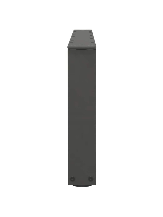 Nohy konferenčního stolku ve tvaru v 2 ks antracitové 70 x (30-31,3) cm ocelové