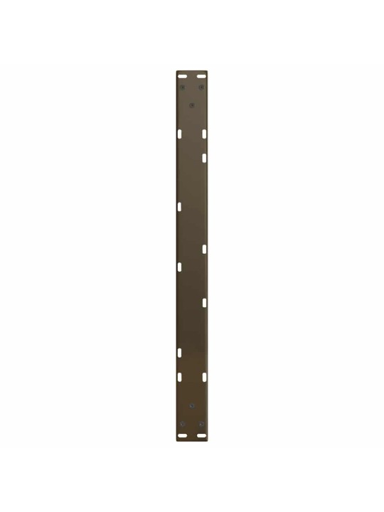 Nohy konferenčního stolku ve tvaru v, 2 ks, přírodní ocel, 70 x (30-31,3) cm, ocel