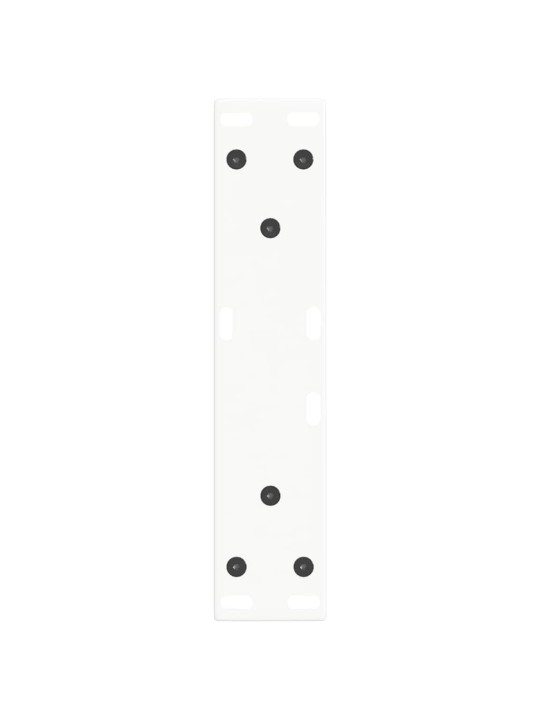 Nohy konferenčního stolku ve tvaru v, 2 ks, bílé, 28 x (42-43,3) cm, ocel