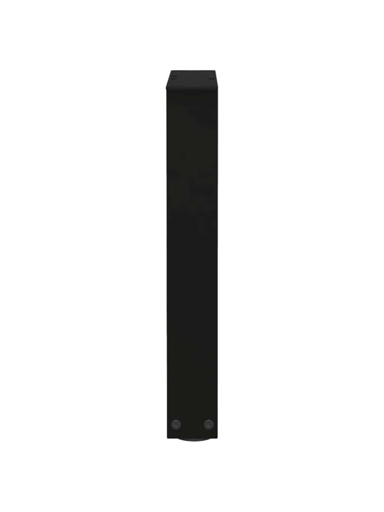 Nohy konferenčního stolku ve tvaru v, 2 ks, černé, 38 x (42-43,3) cm, ocel
