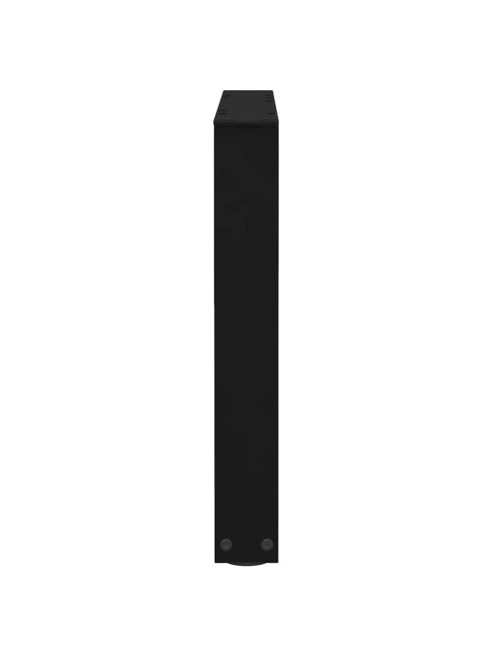 Nohy konferenčního stolku ve tvaru v, 2 ks, černé, 50 x (42-43,3) cm, ocel