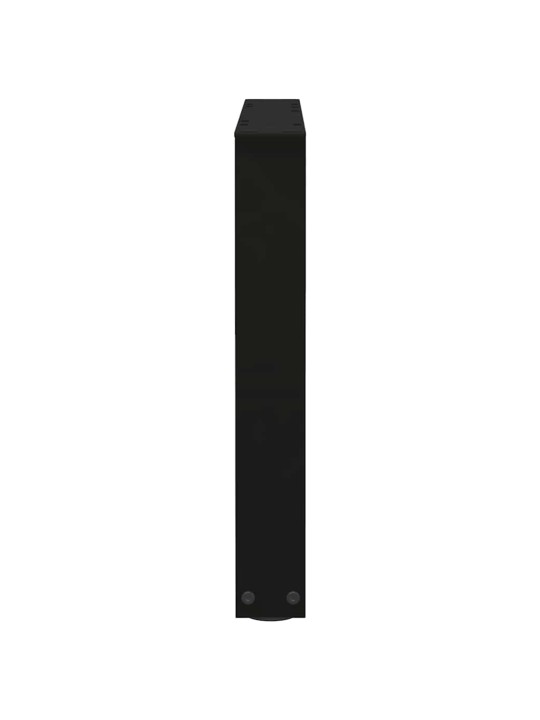 Nohy konferenčního stolku ve tvaru v, 2 ks, černé, 60 x (42-43,3) cm, ocel