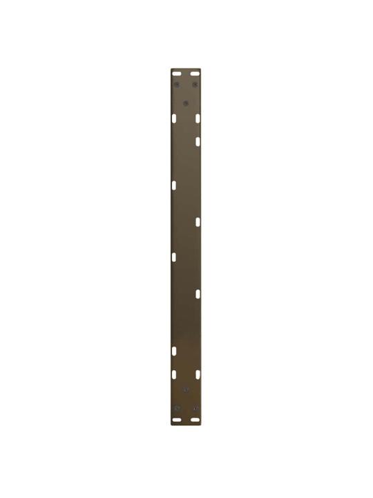 Nohy konferenčního stolku ve tvaru v, 2 ks, přírodní ocel, 70 x (42-43,3) cm, ocel