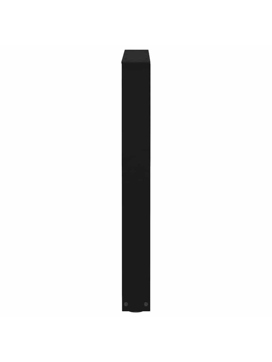 Nohy k jídelnímu stolu ve tvaru v, 2 ks, černé, 60 x (72-73,3) cm, ocel