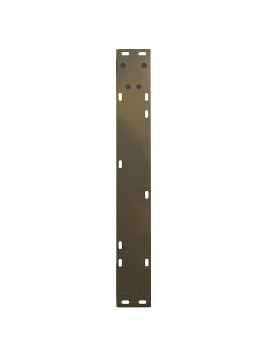 Nohy k jídelnímu stolu ve tvaru v, 2 ks, přírodní ocel, 60 x (72-73,3) cm, ocel