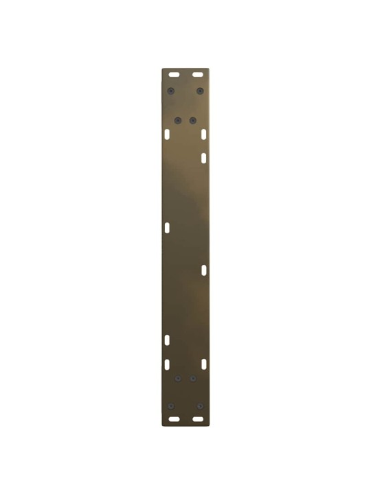 Nohy k jídelnímu stolu ve tvaru v, 2 ks, přírodní ocel, 70 x (72-73,3) cm, ocel